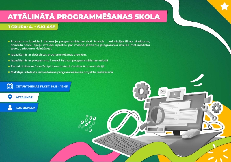 Attālinātā programmēšanas skola